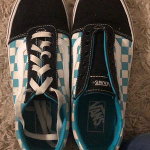 Baby blue vans only worn once